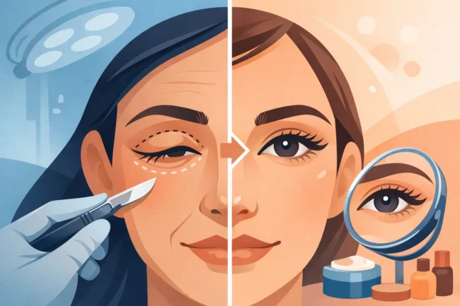 Prima e dopo blefaroplastica: cosa aspettarsi