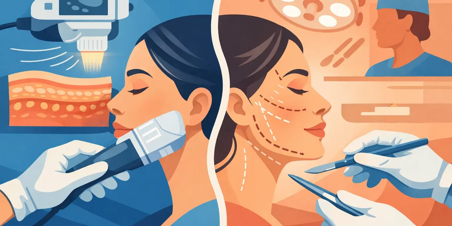 HIFU vs lifting chirurgico: cosa scegliere