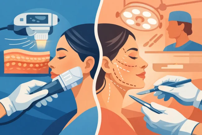 HIFU vs lifting chirurgico: cosa scegliere