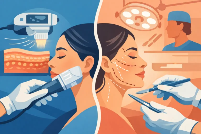 HIFU vs lifting chirurgico: cosa scegliere