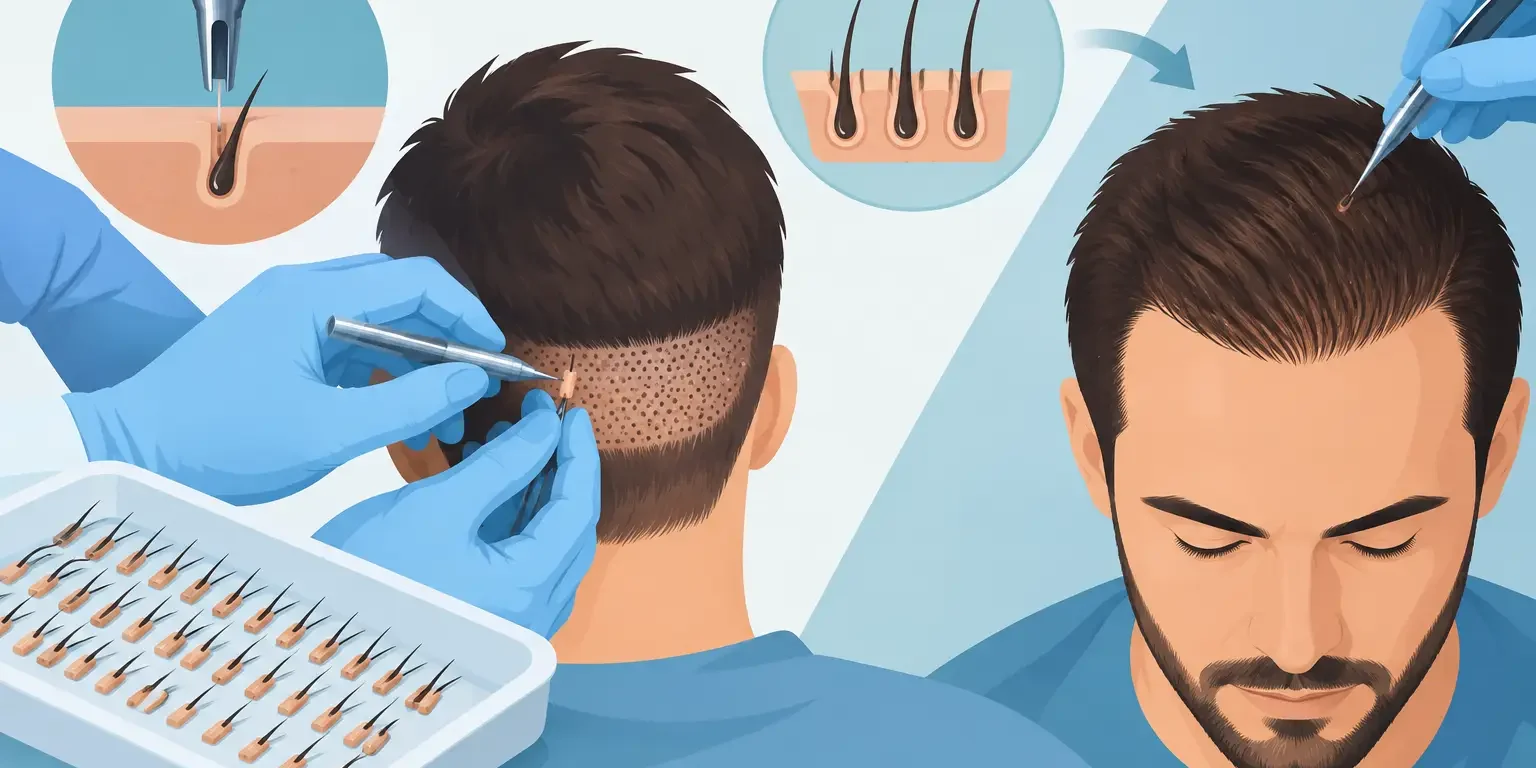 FUE di trapianto capelli: precisione e densità FUE di trapianto capelli: precisione e densità