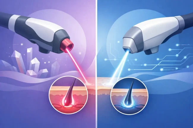 Laser Alessandrite vs diodo: quale scegliere?